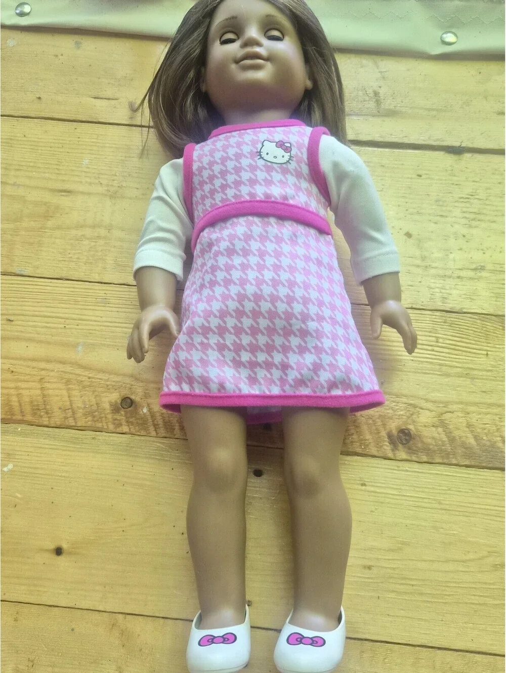 American Girl Doll Look Alike Doll With Hello Kitty Outfit - Picture 8 of 10